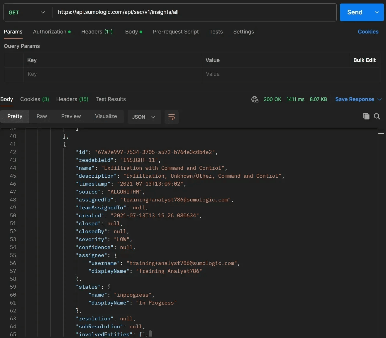 Insights API