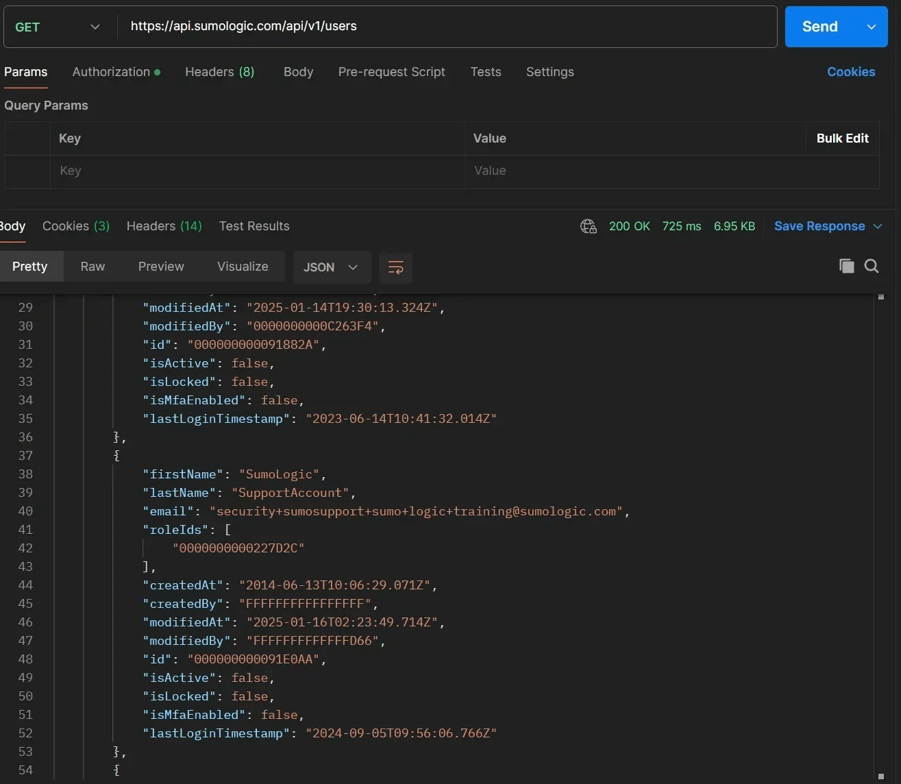 Users API