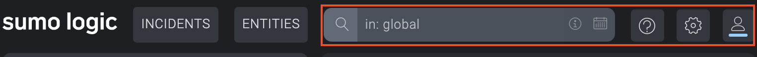 Global Functions Menu