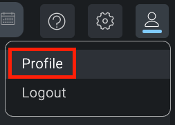 Profile button