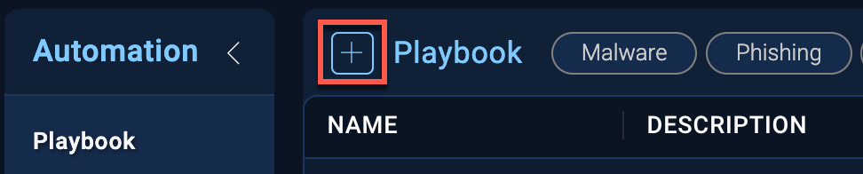 Add playbook button
