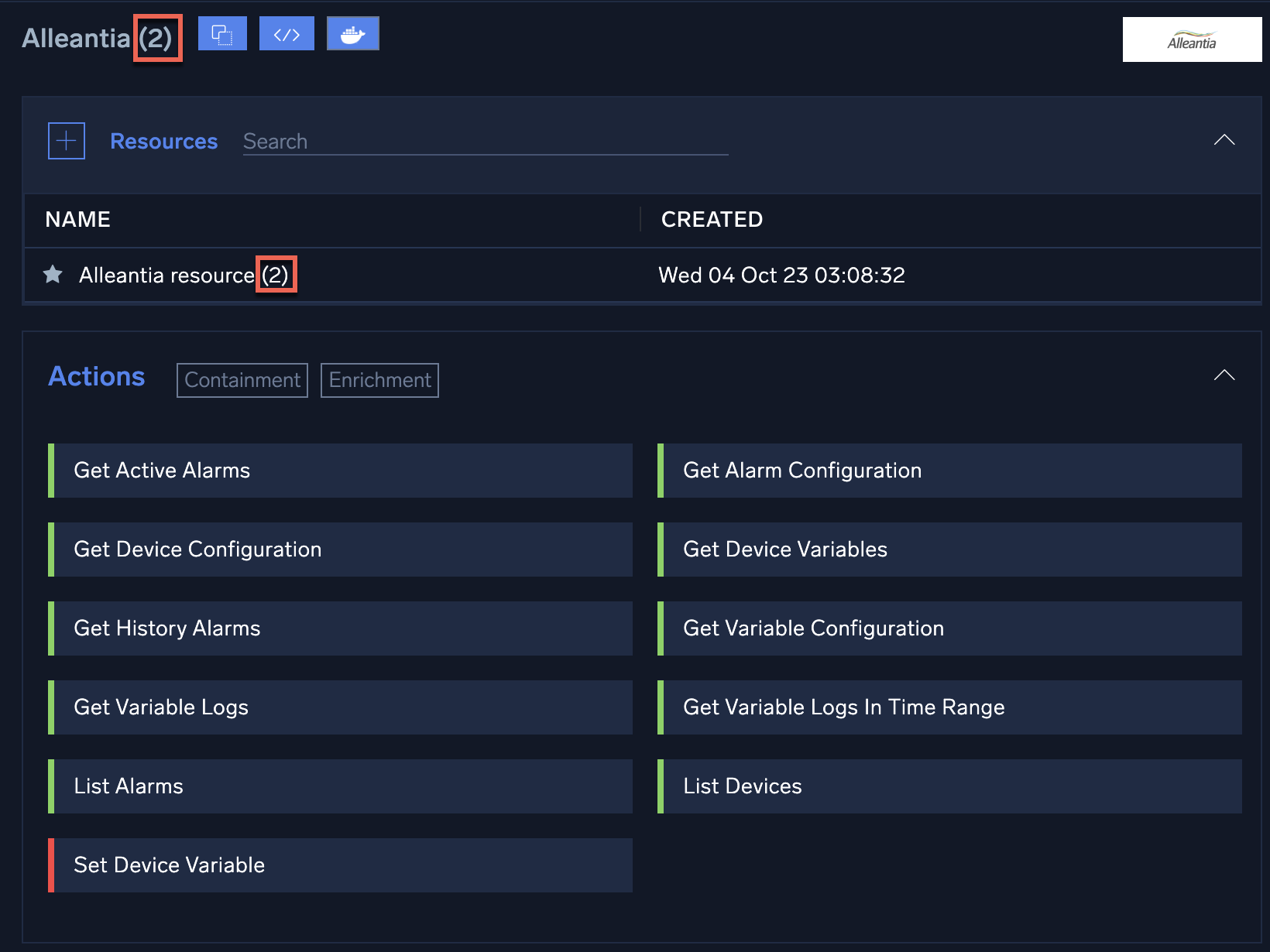 No changes to duplicated resource actions