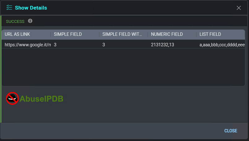 Result path