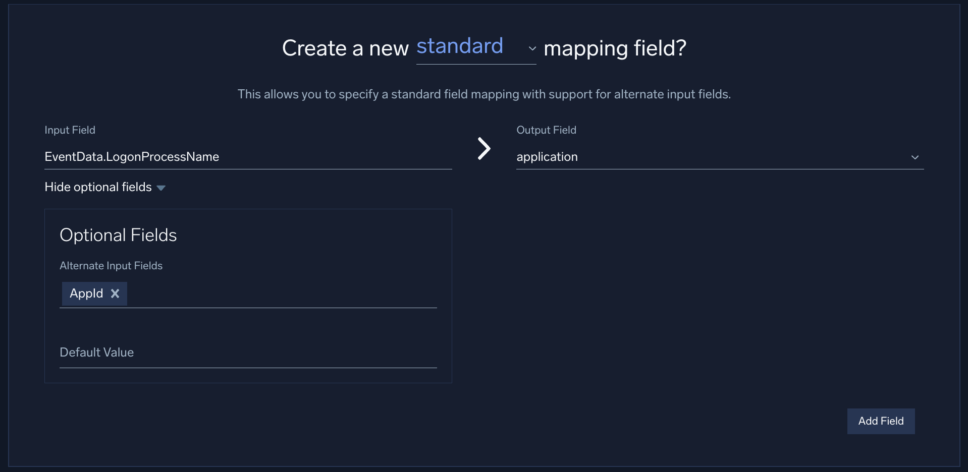 Standard mapping