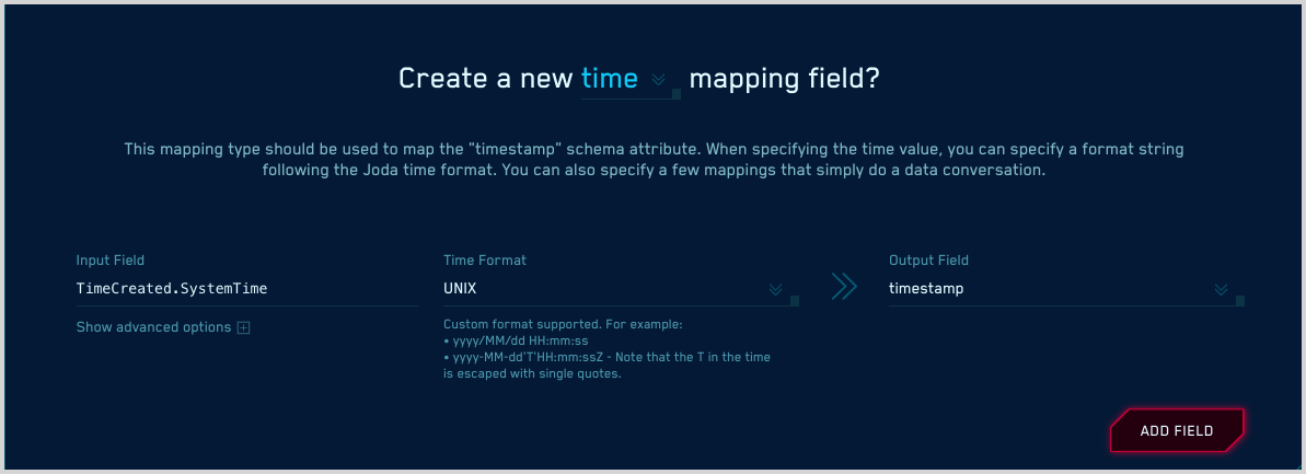 Time mapping