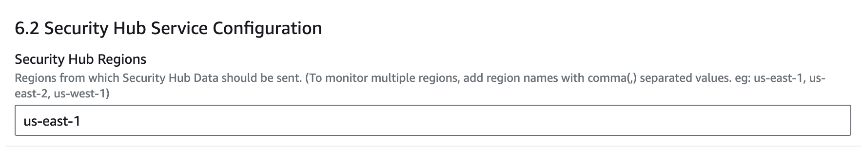 Security Hub regions