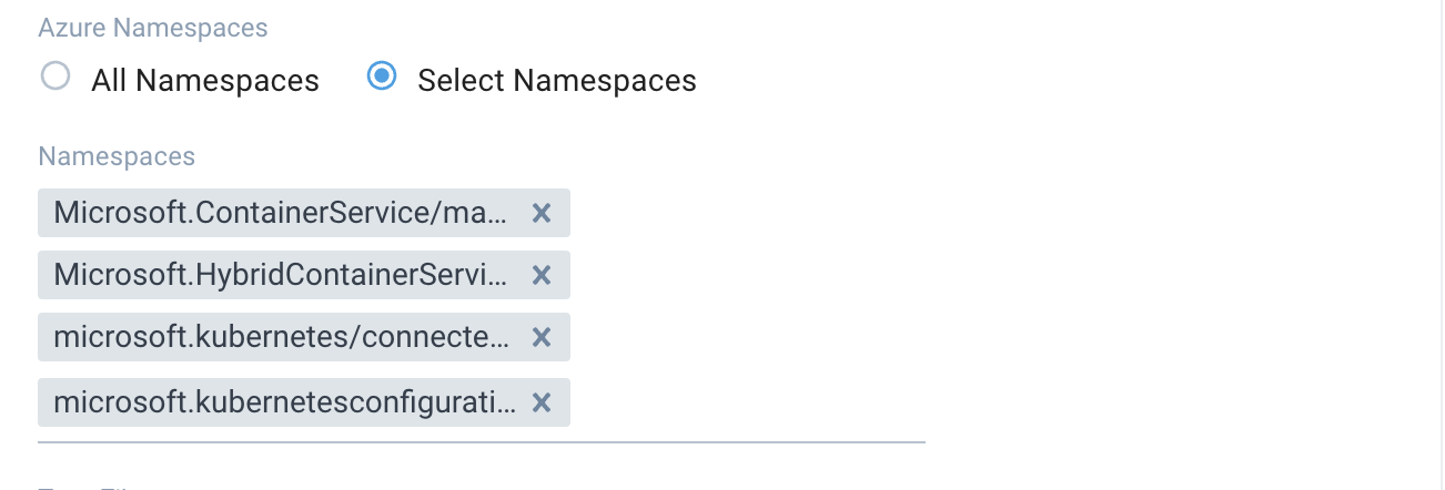 Azure Container Instance Namespaces