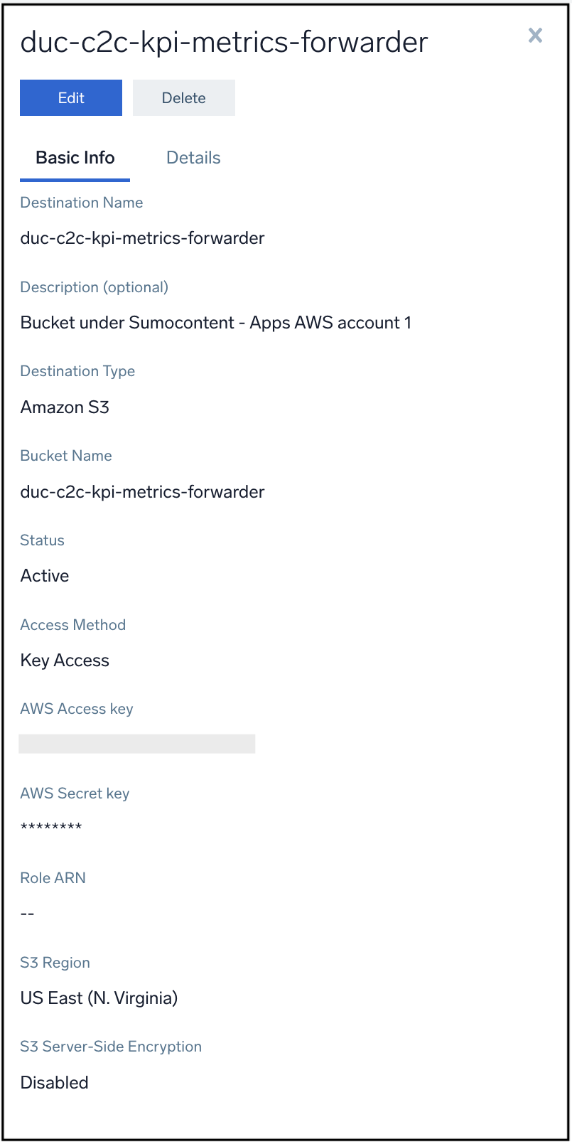 Data forwarding pane