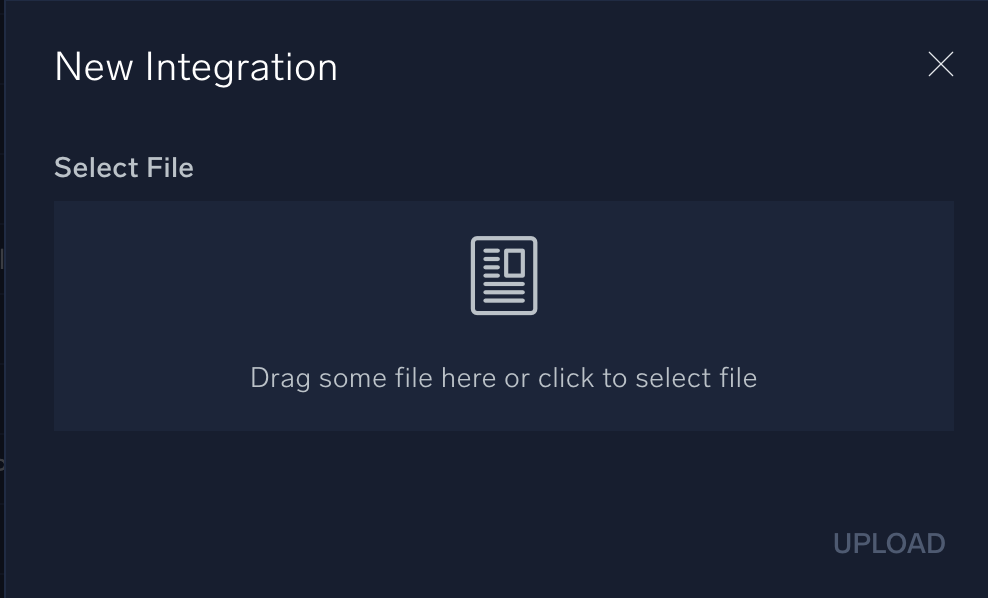 Add Integration button