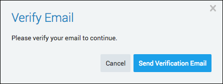 Send Verification Email message